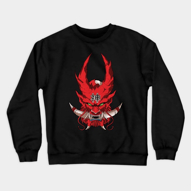 Kami Oni Crewneck Sweatshirt by Jose ElLargo